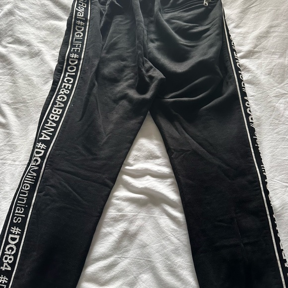 Dolce and Gabbana black Sweatpants sz 36 IT or sz 0 US - Picture 5 of 11